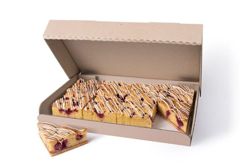 Raspberry Almond Triangle